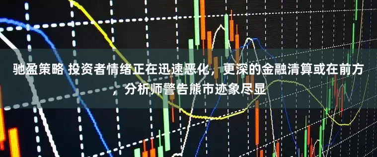 驰盈策略 投资者情绪正在迅速恶化，更深的金融清算或在前方，分析师警告熊市迹象尽显